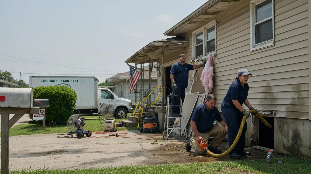 Water Damage Repair in Earth, TX near me